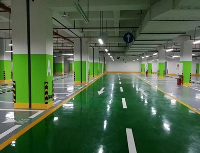 阜阳阜阳停车场标线施工